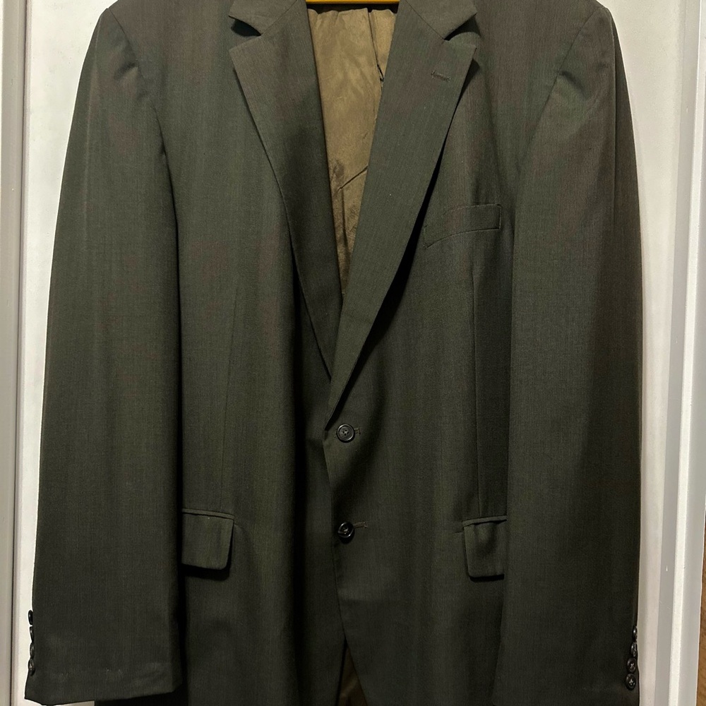 Hardwick Men's Blazer in Olive Green 54XL